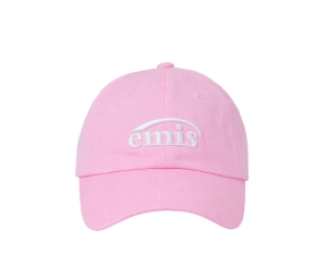 ★EMIS★ NEW LOGO PIGMENT BALL CAPPINK m1037_1334200 ช้อป Emis New Logo Pigment Ball Cap Pinkของแท้ที่ SASOM