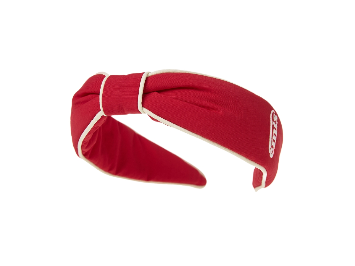 Padded Ribbon ช้อป Emis Nylon Padded Ribbon Hairband Redของแท้ที่ SASOM