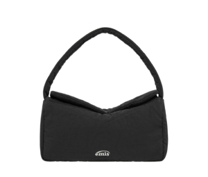 Emis Nylon Padded Shoulder Bag Black Shop Authentic at SASOM