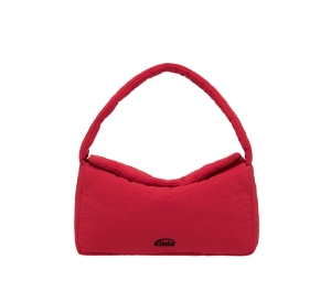 Emis Nylon Padded Shoulder Bag Red Shop Authentic at SASOM