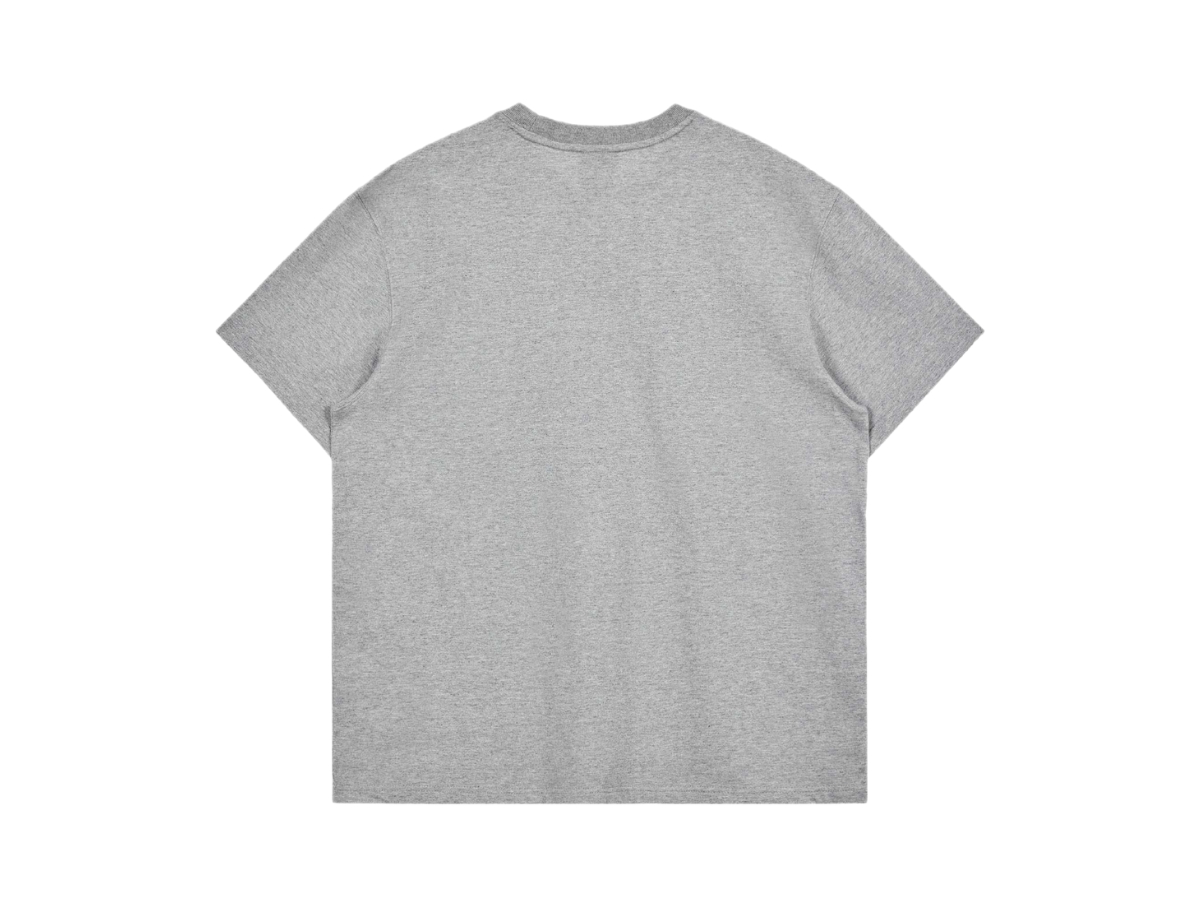 Emis Oversized Embossing Logo T-Shirts Gray | ของแท้