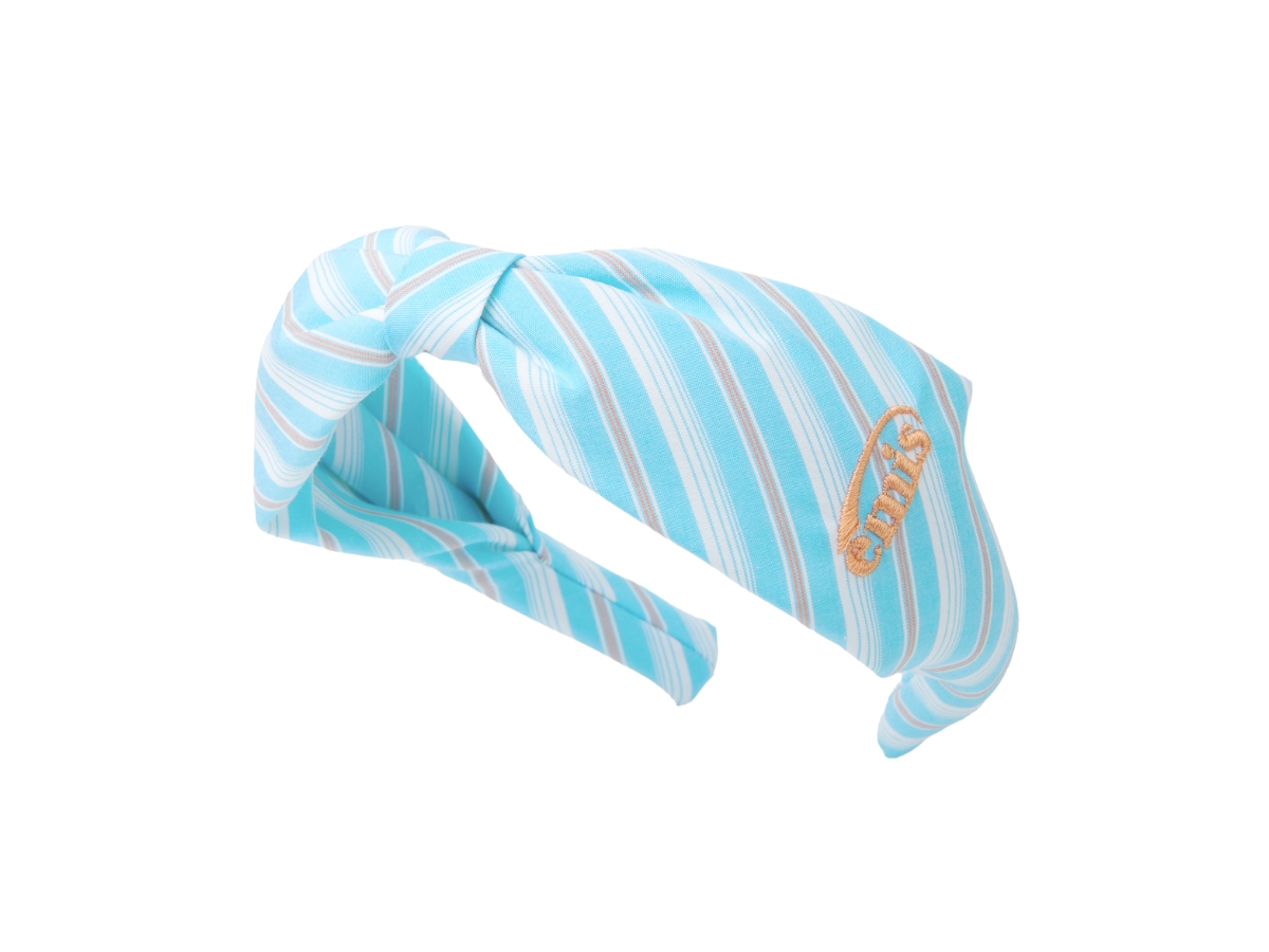 EMIS★NEW [正規品] PIN STRIPE RIBBON HAIRBAND 4COLOR PIN STRIPE RIBBON HAIRBAND - EMIS