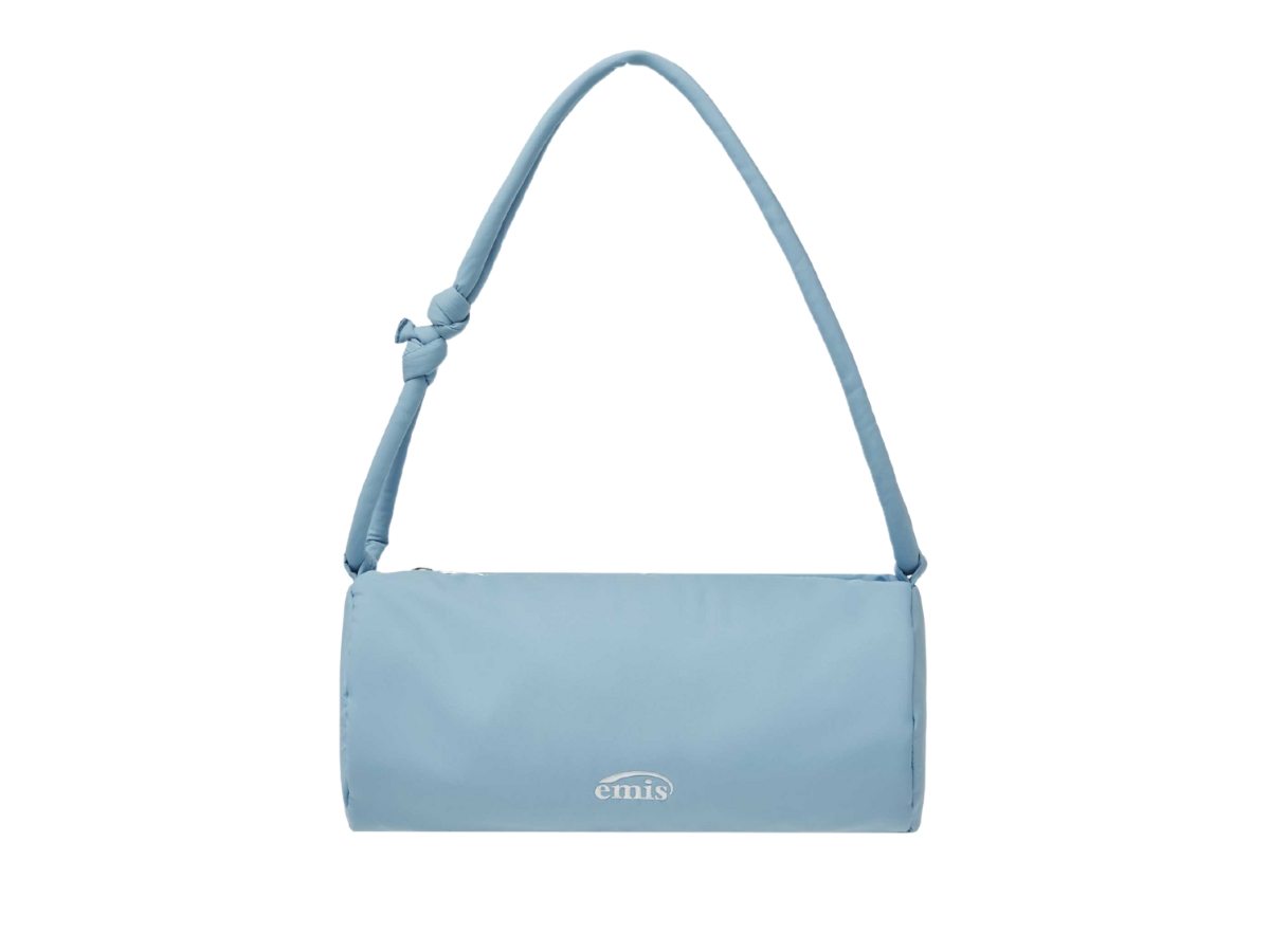 EMIS★EMBOSSED BARREL BAG EMBOSSED BARREL BAG-SILVER - EMIS