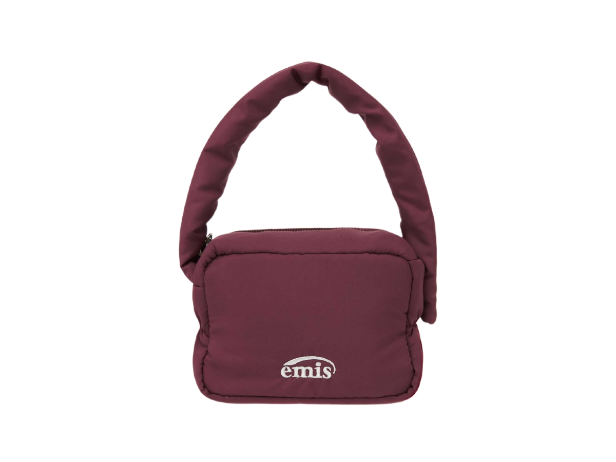 ハンドバッグ EMIS  PUFFER MICRO BAG-BURGUNDY 4BMM083 PUFFER MICRO BAG-BURGUNDY - EMIS