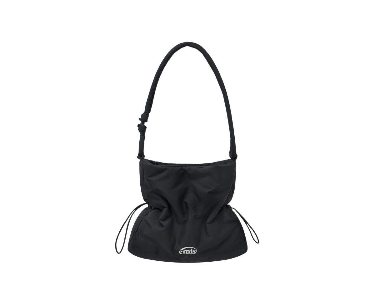 Buy Emis Puffer String Shoulder Bag Black | SASOM
