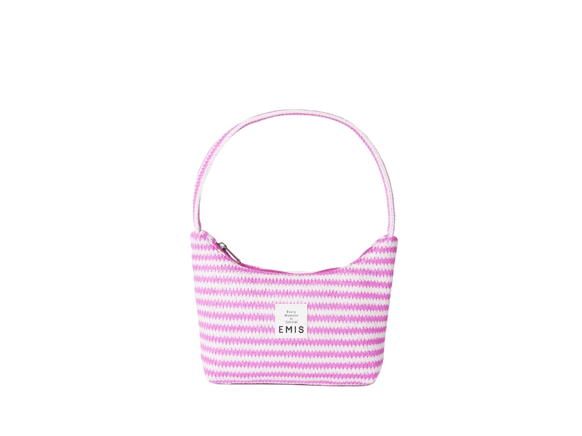 ★EMS★ EMIS HOBO BAGPINK JERSEY HOBO BAG-PINK - EMIS