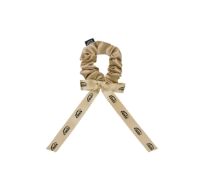 Buy Emis Satin Ribbon Scrunchie Beige at Sasom – Authentic and Ready to Ship