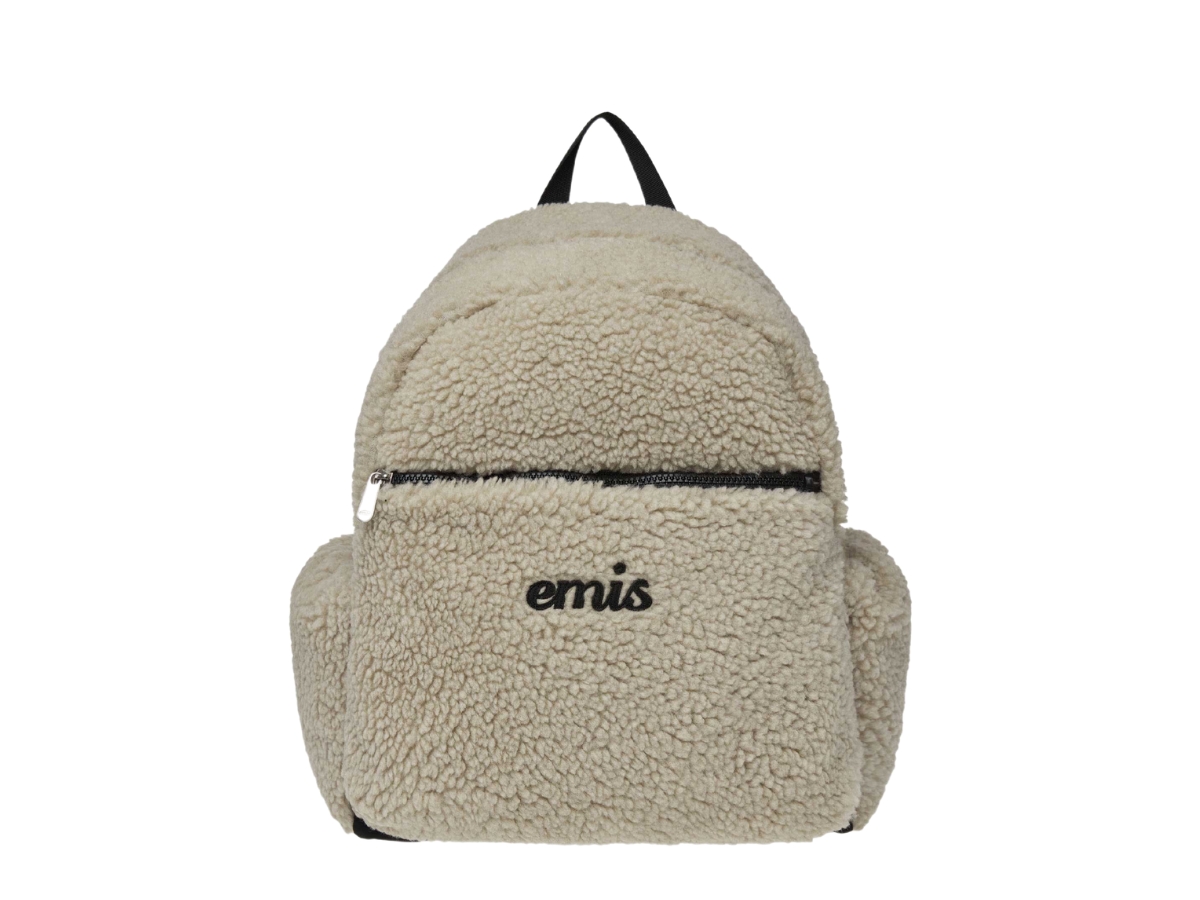 【EMIS】SHEARLING BACKPACK R4876 Emis Shearling Backpack Beige Shop Authentic at SASOM