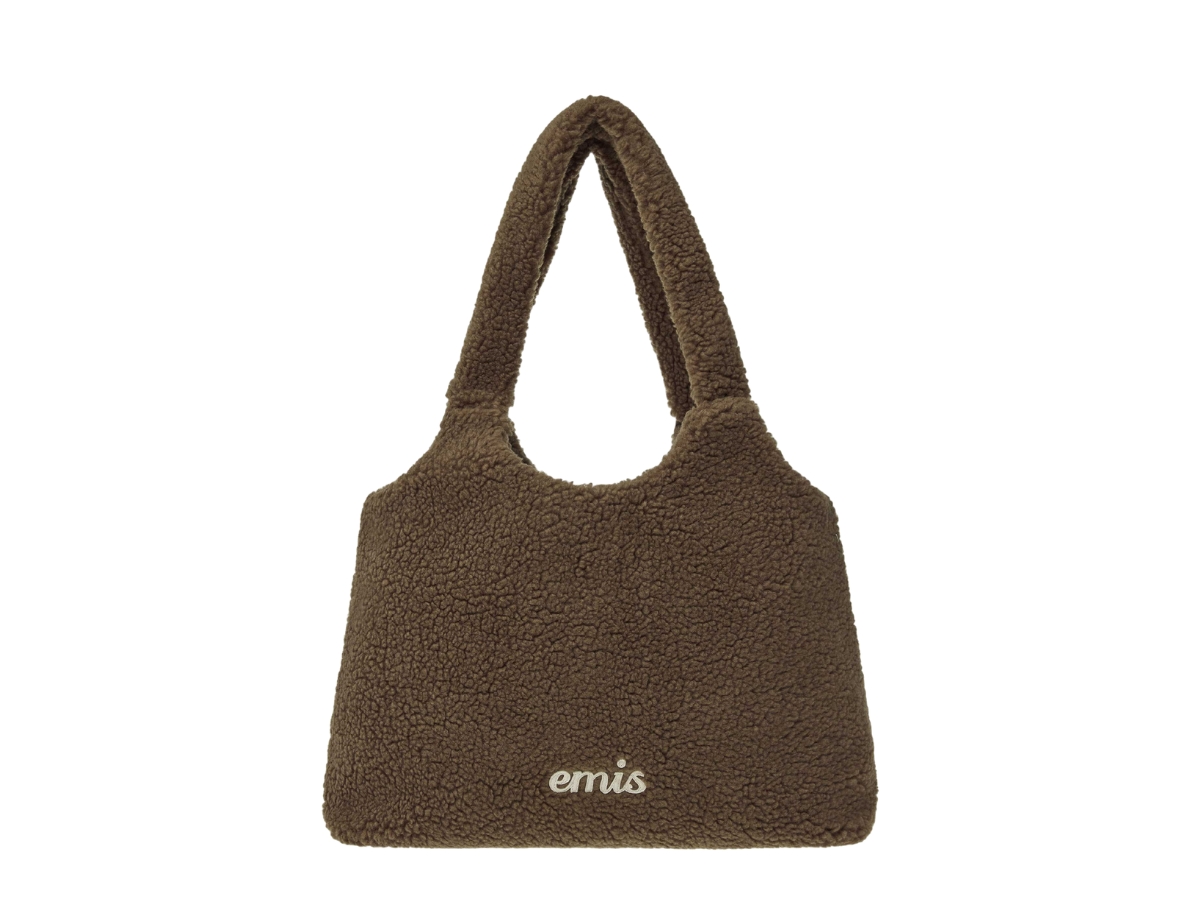 【emis】24FW新作★SHEARLING SHOULDER BAG Emis Shearling Shoulder Bag Black Shop Authentic at SASOM