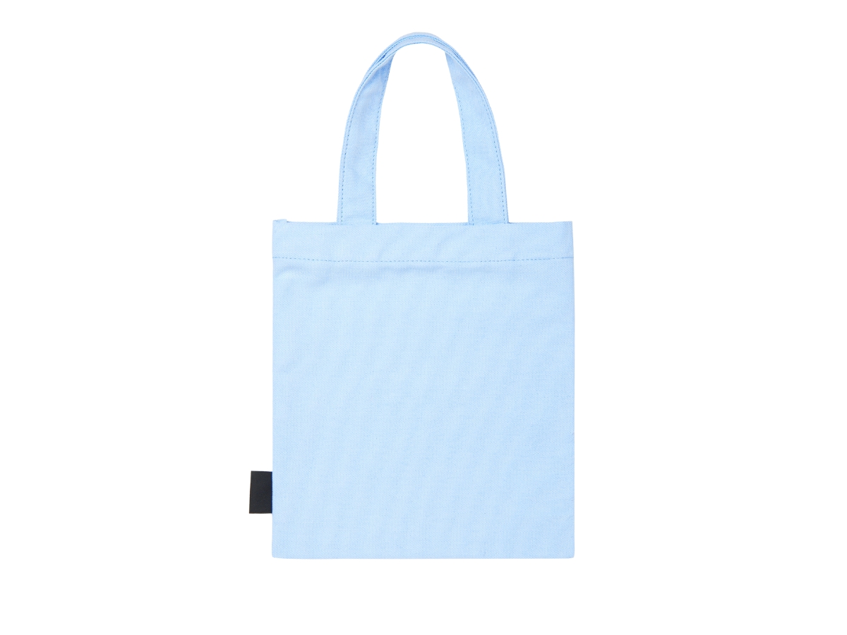 ☆EMIS☆ SILVER LOGO MINI ECO BAGCREAM Buy Emis Silver Logo Mini Eco Bag Sky Blue | SASOM