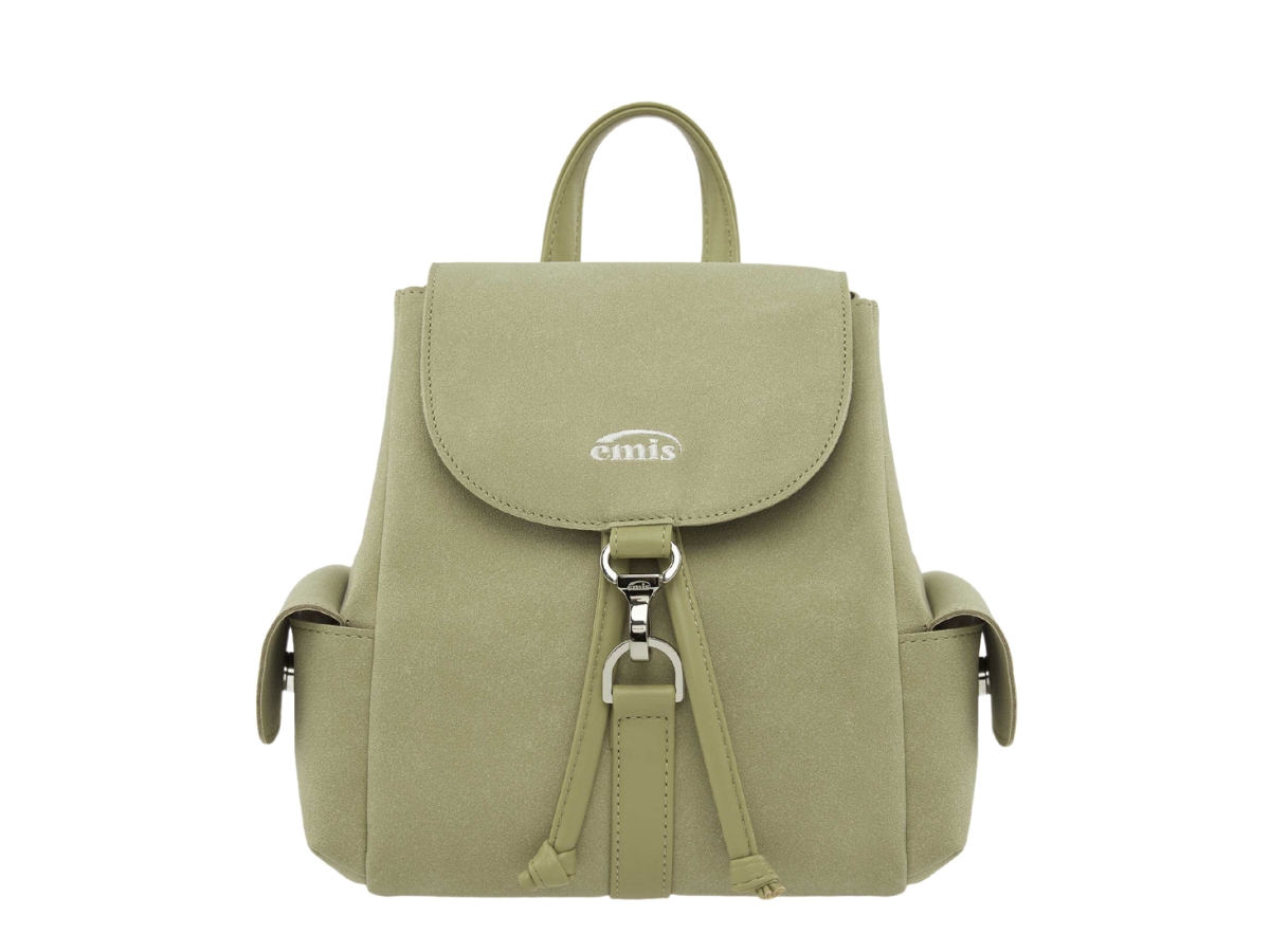 【EMIS】SUEDE BACKPACK-BEIGE Emis Suede Backpack Beige Shop Authentic at SASOM