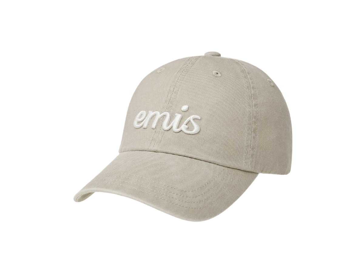 Emis Vintage Pigment Ball Cap Beige Shop Authentic at SASOM