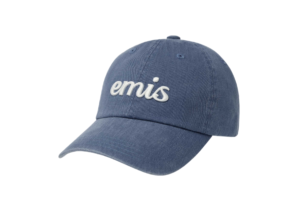 Emis Vintage Pigment Ball Cap Blue Shop Authentic at SASOM