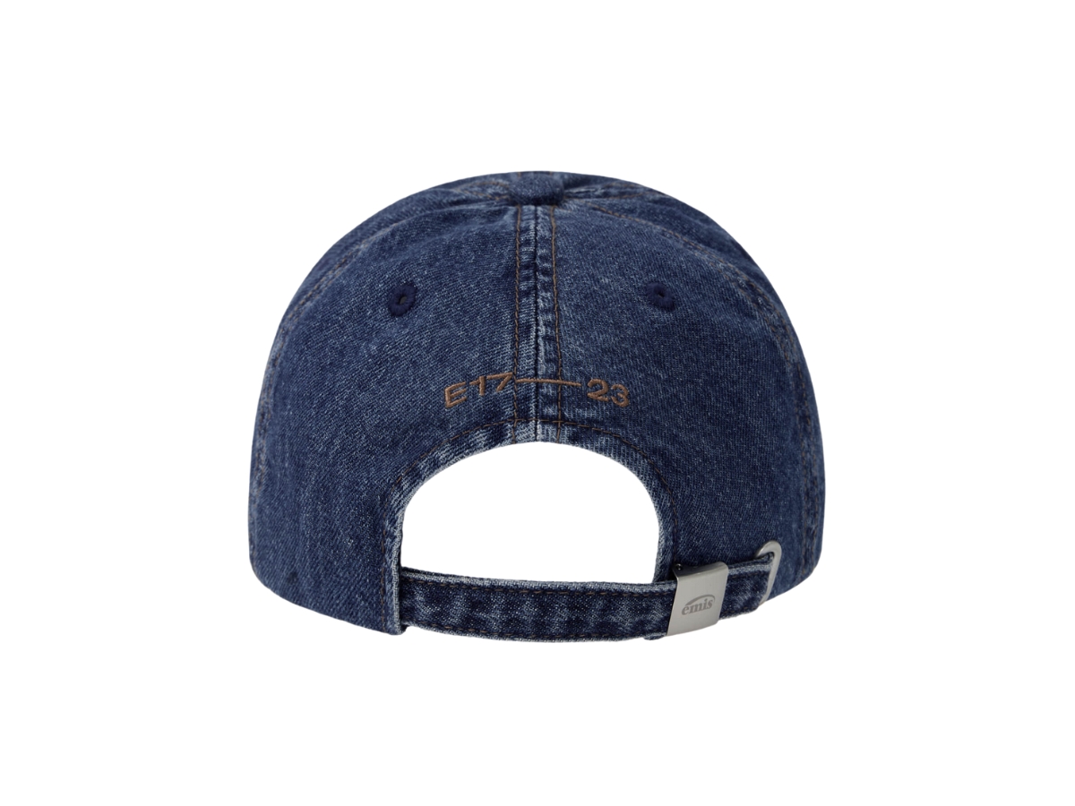 EMIS★WASHED DENIM BALL CAP-BLUE/GREEN WASHED DENIM BALL CAP-BLUE/GREEN - EMIS