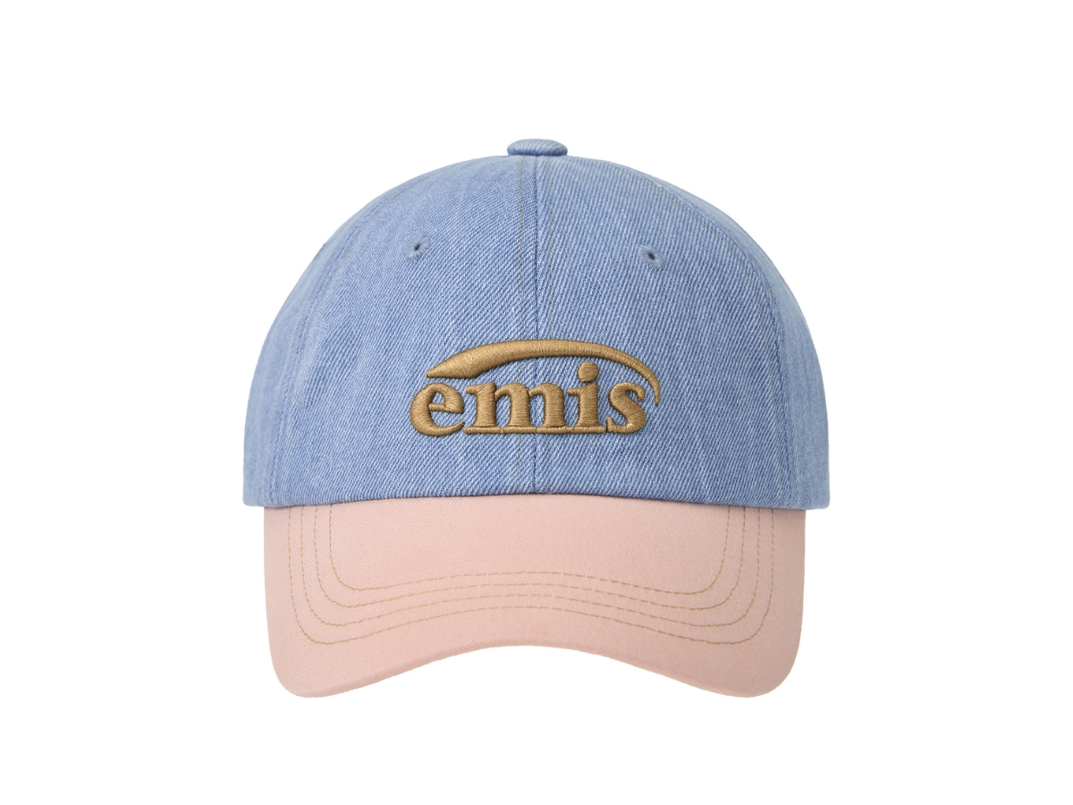 Buy Emis Washed Denim Ball Cap Light Blue Denim-Pink | SASOM
