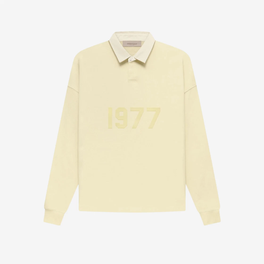 Essentials 1977 Henley Rugby Long Sleeve Polo Canary - 22FW