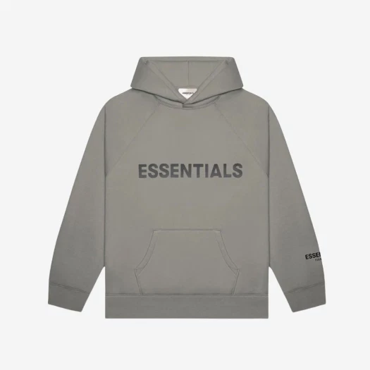 Buy Essentials 3D Silicon Applique Pullover Hoodie Cement - 20FW at Sasom – Authentic and Ready to Ship