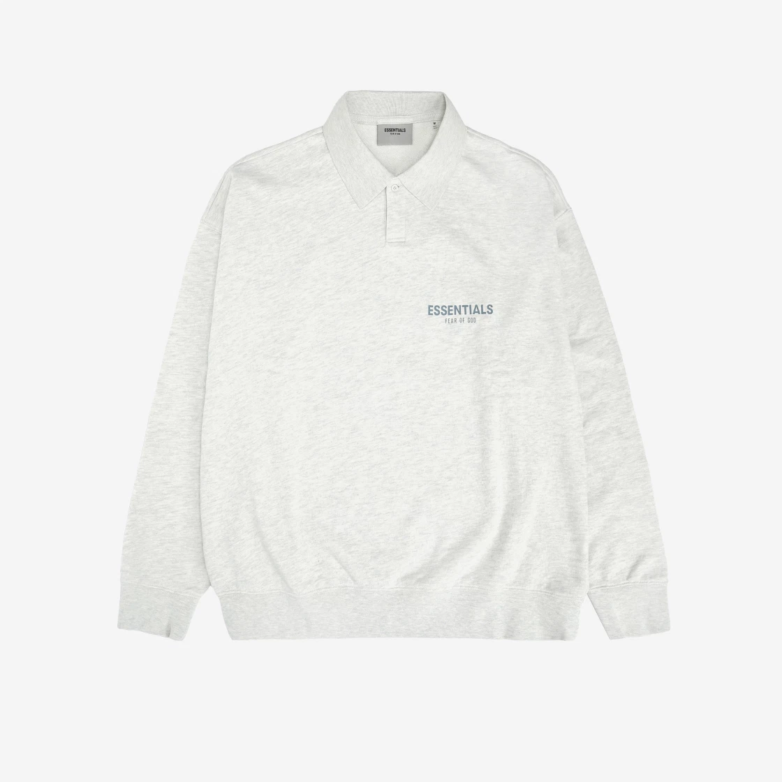 SASOM เสื้อผ้า Essentials Long Sleeve Boxy Polo Oatmeal/Oatmeal