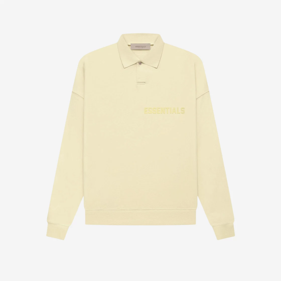 Buy Essentials Long Sleeve Polo Canary - 22FW | SASOM