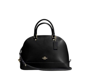 Buy Coach Sierra Satchel In Crossgrain Leather Black at Sasom – Authentic and Ready to Ship