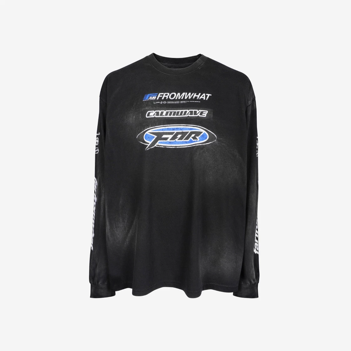 【FARFROMWHAT】Far Washed Logo T-Shirt Black Farfromwhat Far Washed Logo T-Shirt Black | eBay