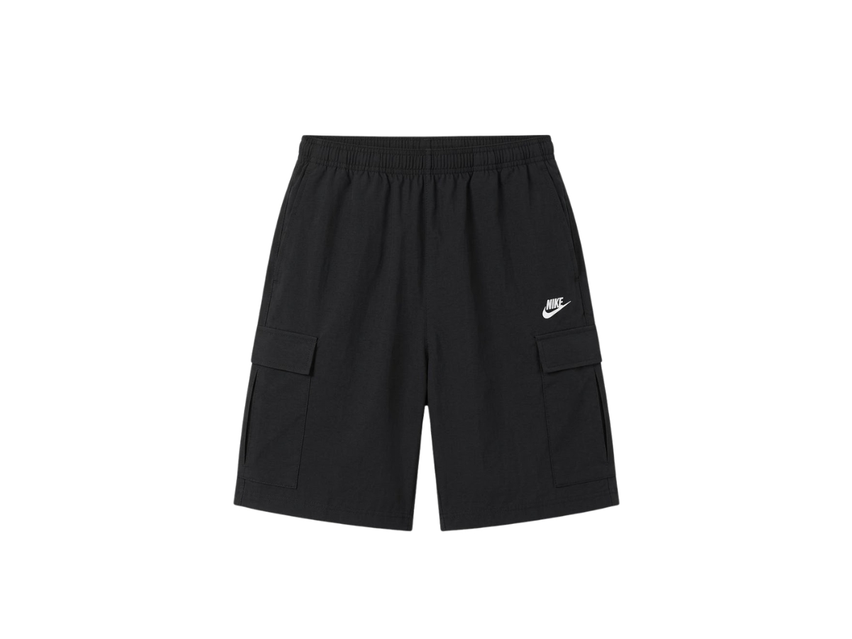 Buy Nike Club Woven Cargo Shorts Black at Sasom – Authentic and Ready to Ship
