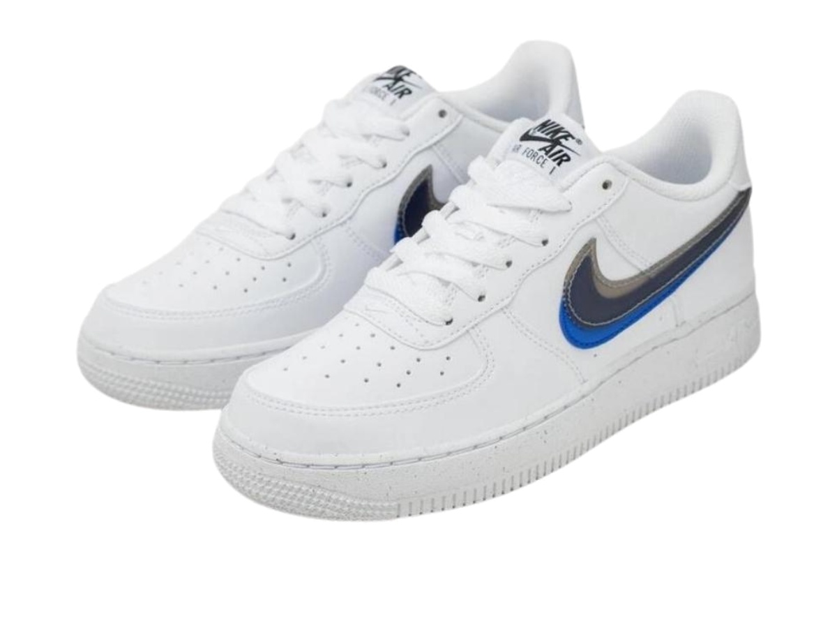 https://d2cva83hdk3bwc.cloudfront.net/fd0688-100-nike-air-force-1-low-impact-next-nature-double-swoosh-white-black-blue-gs-3.jpg