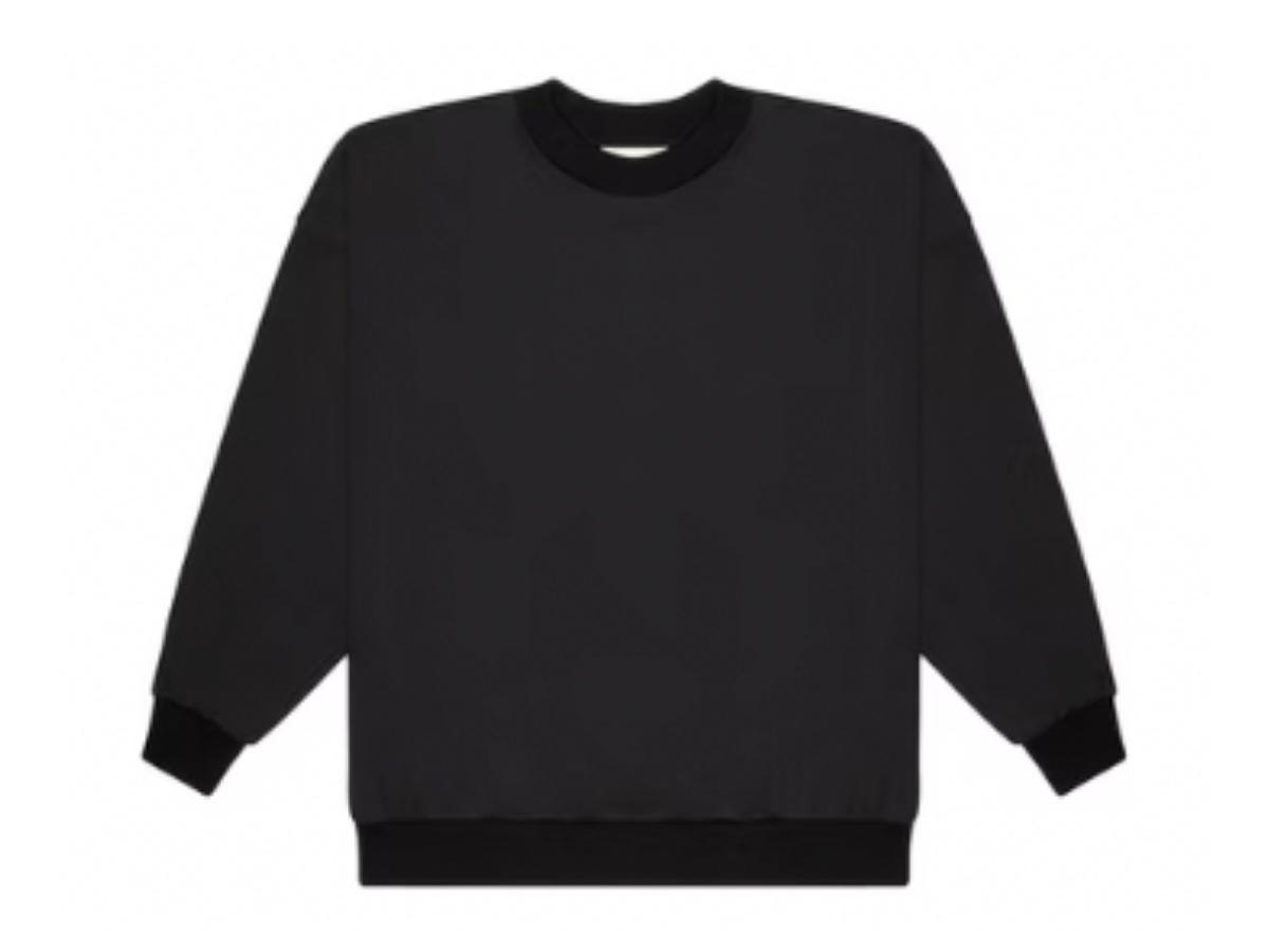 SASOM | apparel Fear of God Back Logo Crewneck Sweatshirt Black/Black ...