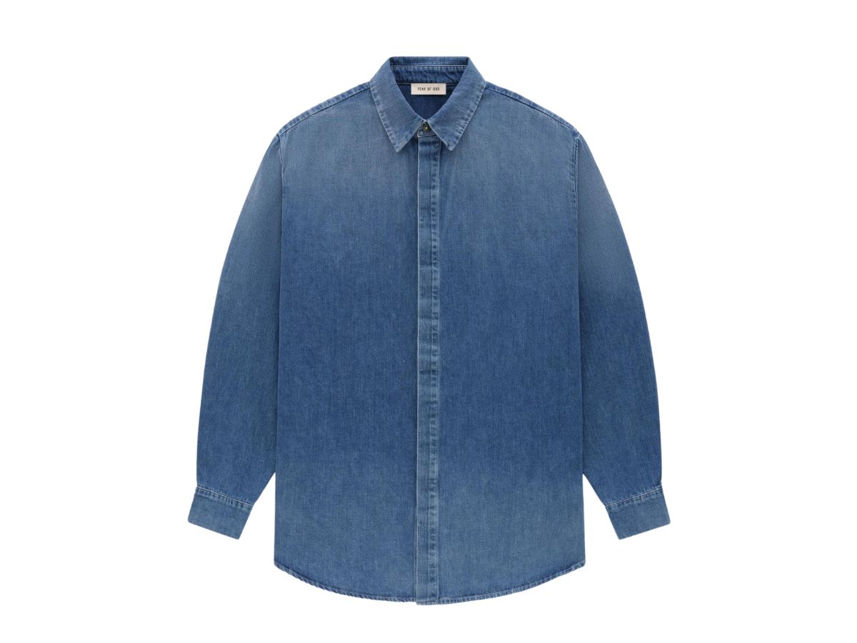 Fear of God Collection 8 Denim Shirt Medium Indigo (SS24)