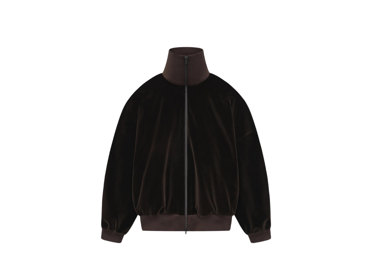 Fear of God Cotton Velvet Track Jacket Mocha (SS24)