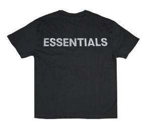 FEAR OF GOD ESSENTIALS 3M Logo Boxy T-Shirt BLACK