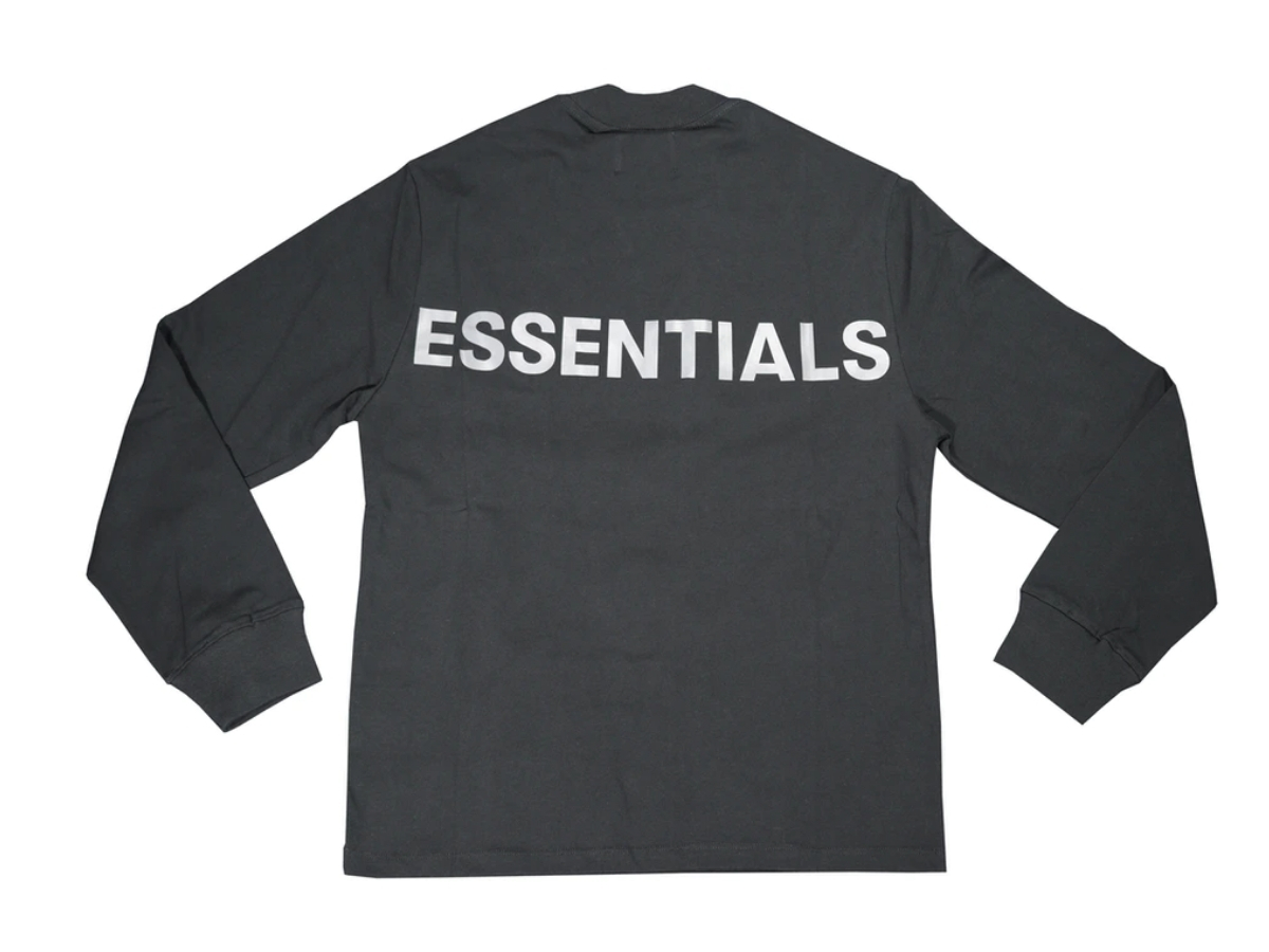 SASOM | apparel FEAR OF GOD ESSENTIALS 3M Logo Long Sleeve Boxy T