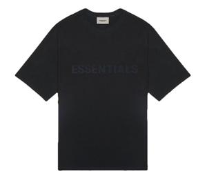 Fear of God Essentials Boxy T-Shirt Applique Logo Dark Slate/Stretch Limo/Black
