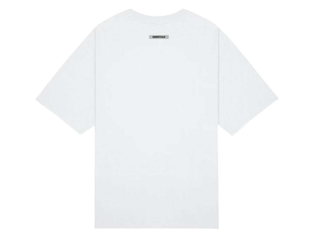 SASOM | apparel Fear of God Essentials Boxy T-Shirt Applique Logo White ...