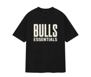 Buy Fear of God Essentials Bulls Tee Black at Sasom – Authentic and Ready to Ship