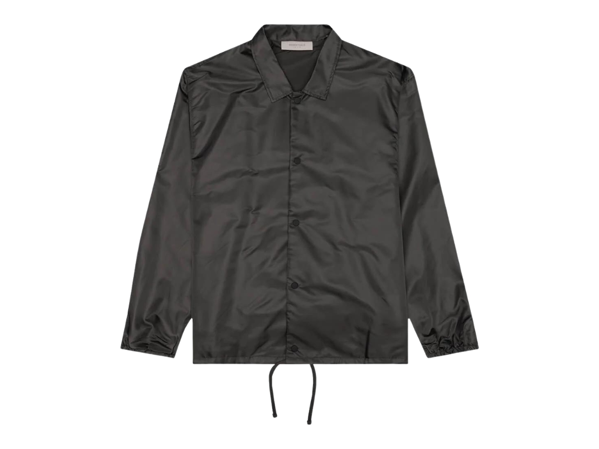 Fear of God Essentials Coaches Jacket Off-Black (FW22)