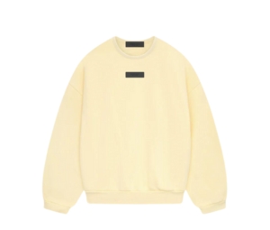Buy Fear of God Essentials Crewneck Garden Yellow (SP24) at Sasom – Authentic and Ready to Ship