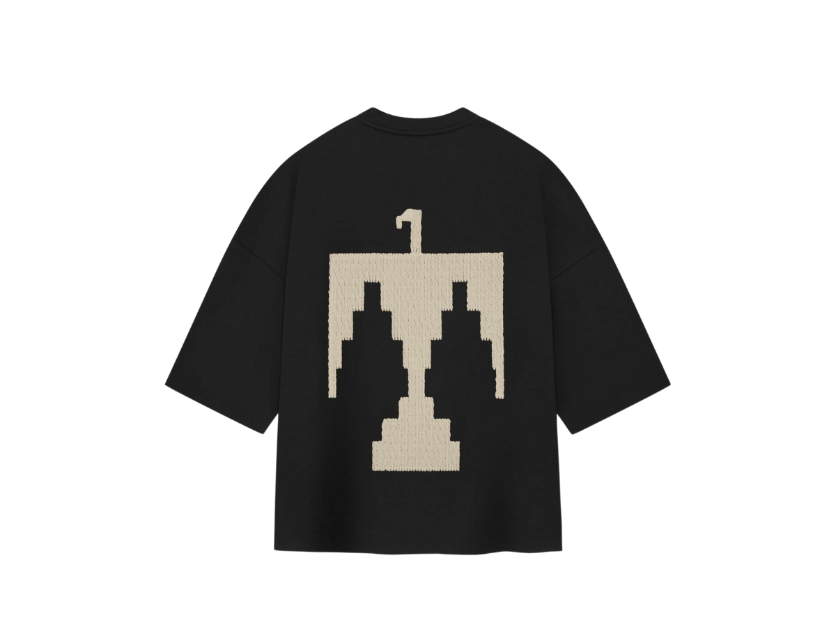 Fear of God Embroidered Thunderbird Milano Tee Black/Taupe (SS24)