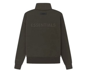 Fear of God Essentials Fullzip Jacket Off Black | ของแท้