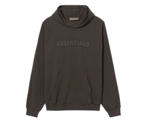 SASOM  apparel Fear of God Essentials Gray Raglan Hoodie Off