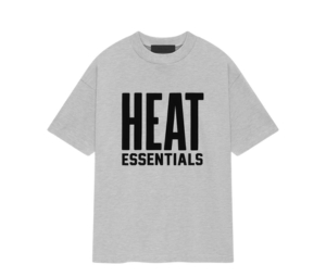 Buy Fear of God Essentials Heat Tee Light Heather (FW24) at Sasom – Authentic and Ready to Ship