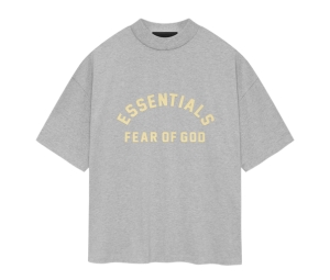 Fear Of God Essentials Heavy Jersey Crewneck T-shirt Light Heather Grey (SP24)
