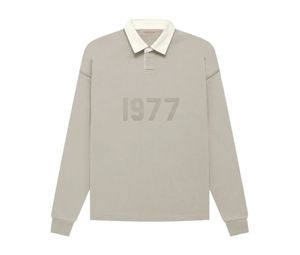 Buy Fear of God Essentials Henley Rugby Smoke (FW22) at Sasom – Authentic and Ready to Ship