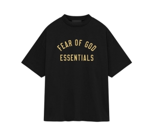 Fear of God Essentials Jersey Crewneck Tee Black (FW24)