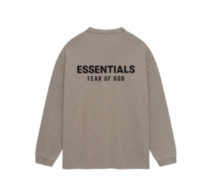 Buy Fear of God Essentials Jersey Long Sleeve T-Shirt Heather Grey (FW24) at Sasom – Authentic and Ready to Ship