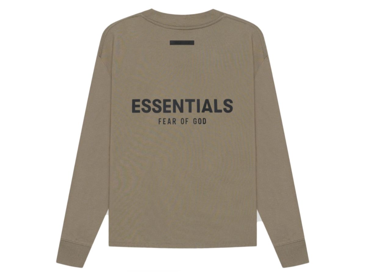 FOG-Essentials Long Sleeve T-Shirt/Taupe - Tシャツ/カットソー(七分