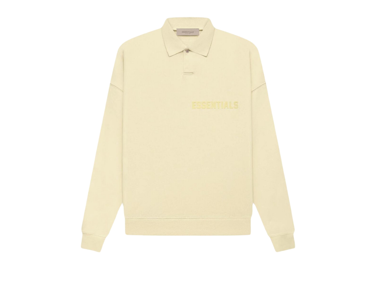 Buy Fear of God Essentials LS Polo Canary (FW22) | SASOM