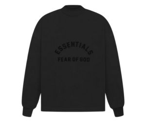 Fear of God Essentials LS Tee Black (SS23)