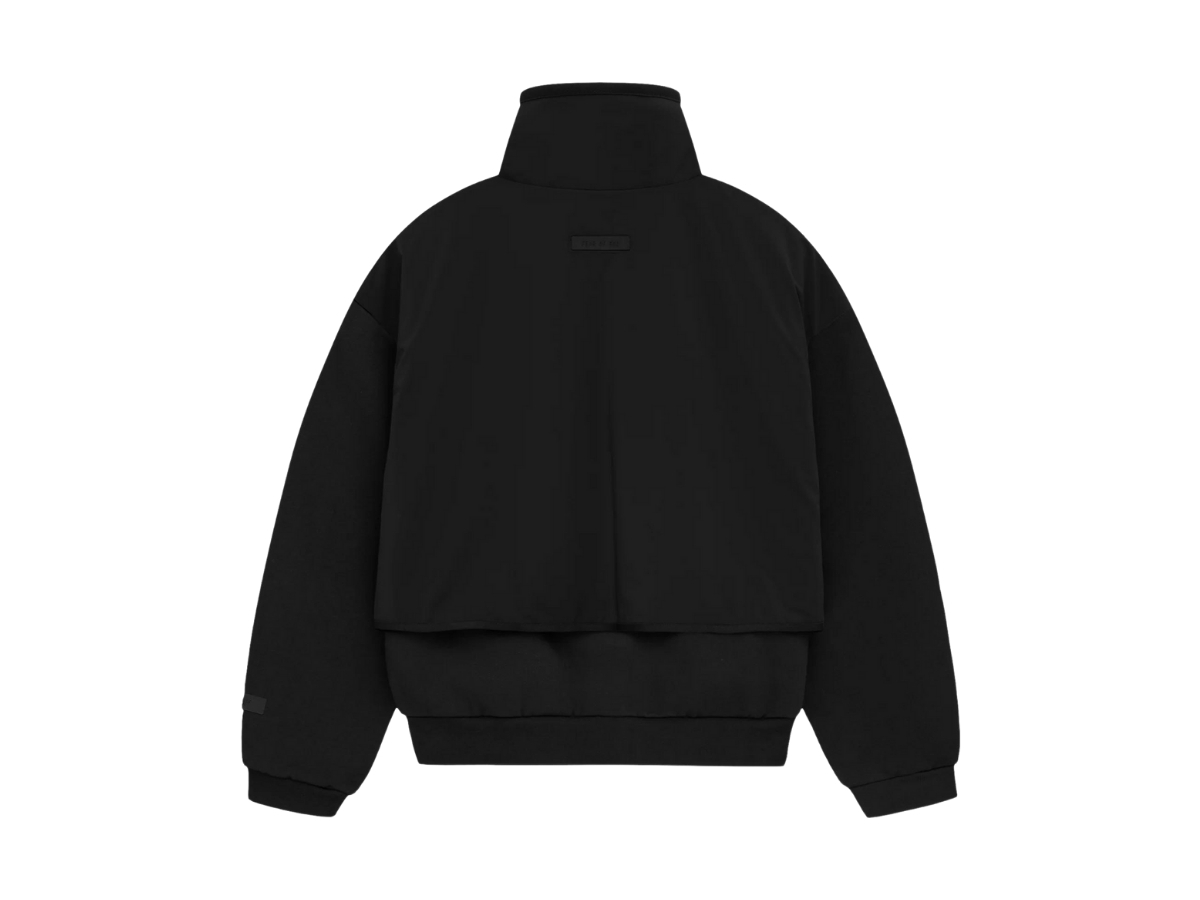 Fear Of God Essentials Nylon Fleece Mockneck Sweater Jet