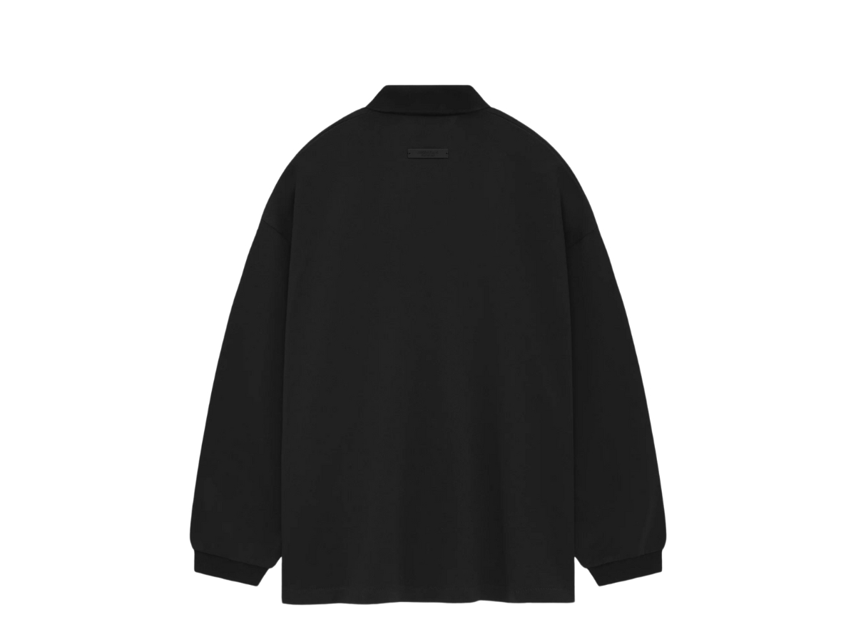 https://d2cva83hdk3bwc.cloudfront.net/fear-of-god-essentials-pique-long-sleeve-polo-black-fw24-2.jpg